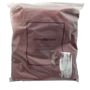 Wayfair Basics Red Duvet Cover 90"x90" Set Full/Queen Include 2 Pillow Shams NEW